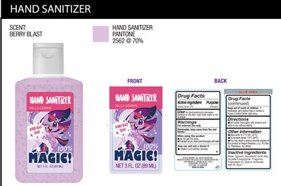 Label (My Little Pony(mlp 200)hand Sanitizer Label)